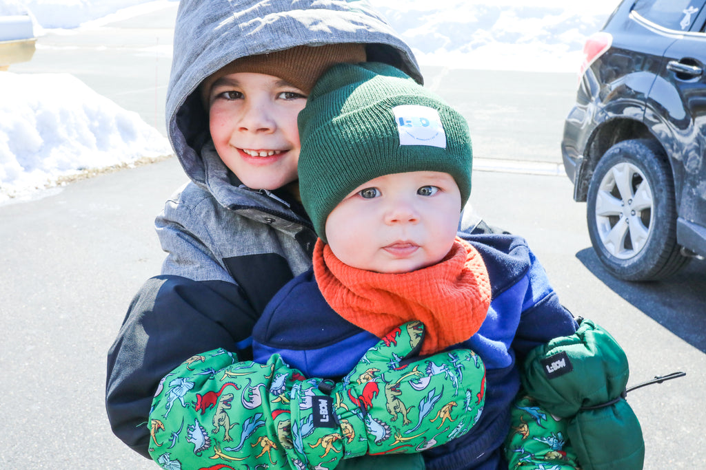 Kids Dinosaur Mittens