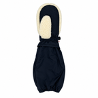 L-Bow Sherpa Mitten sure-grip palm patch kids winter mitten black