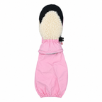 L-Bow Sherpa Mitten sure-grip palm patch kids winter mitten pink