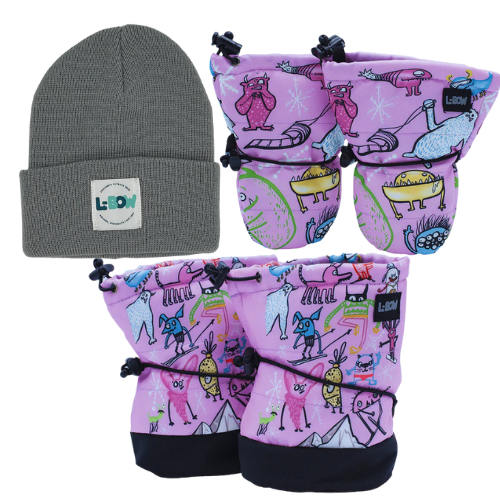 Monster Pink Infant Winter Bundle