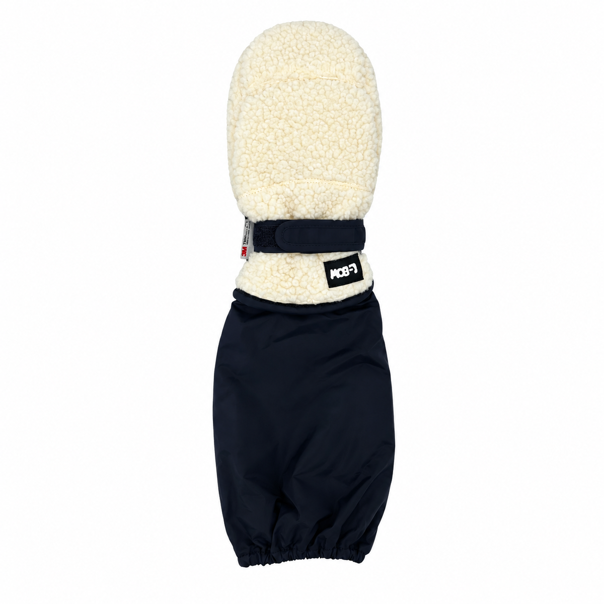 L-Bow Sherpa Mitten sherpa exterior shell kids winter mitten black