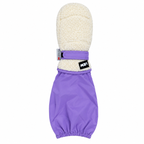 L-Bow Sherpa Mitten sherpa exterior shell kids winter mitten purple