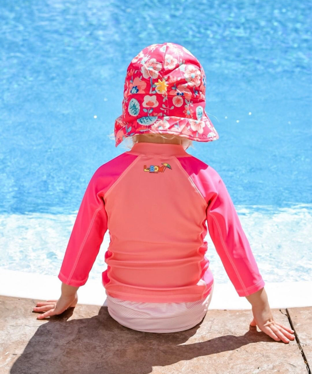 UPF 50+ Girls Swim Shirt