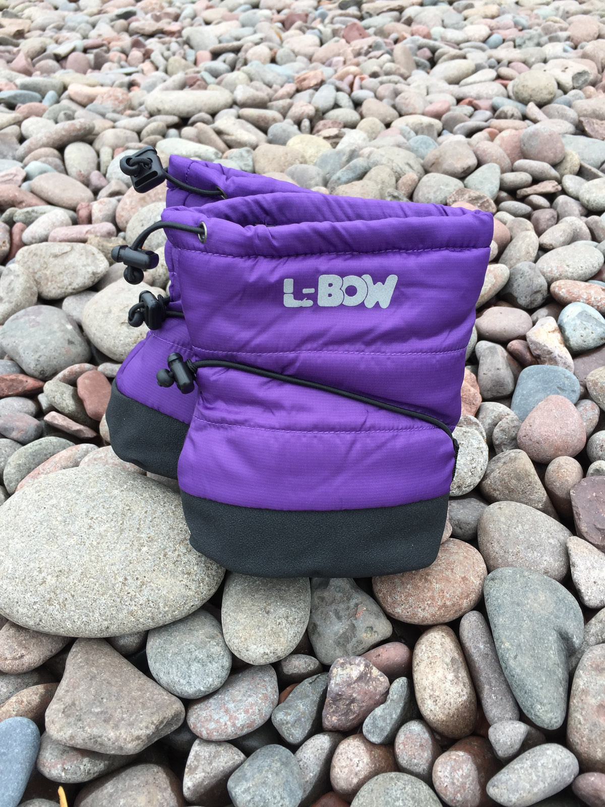 Infant Booties Purple