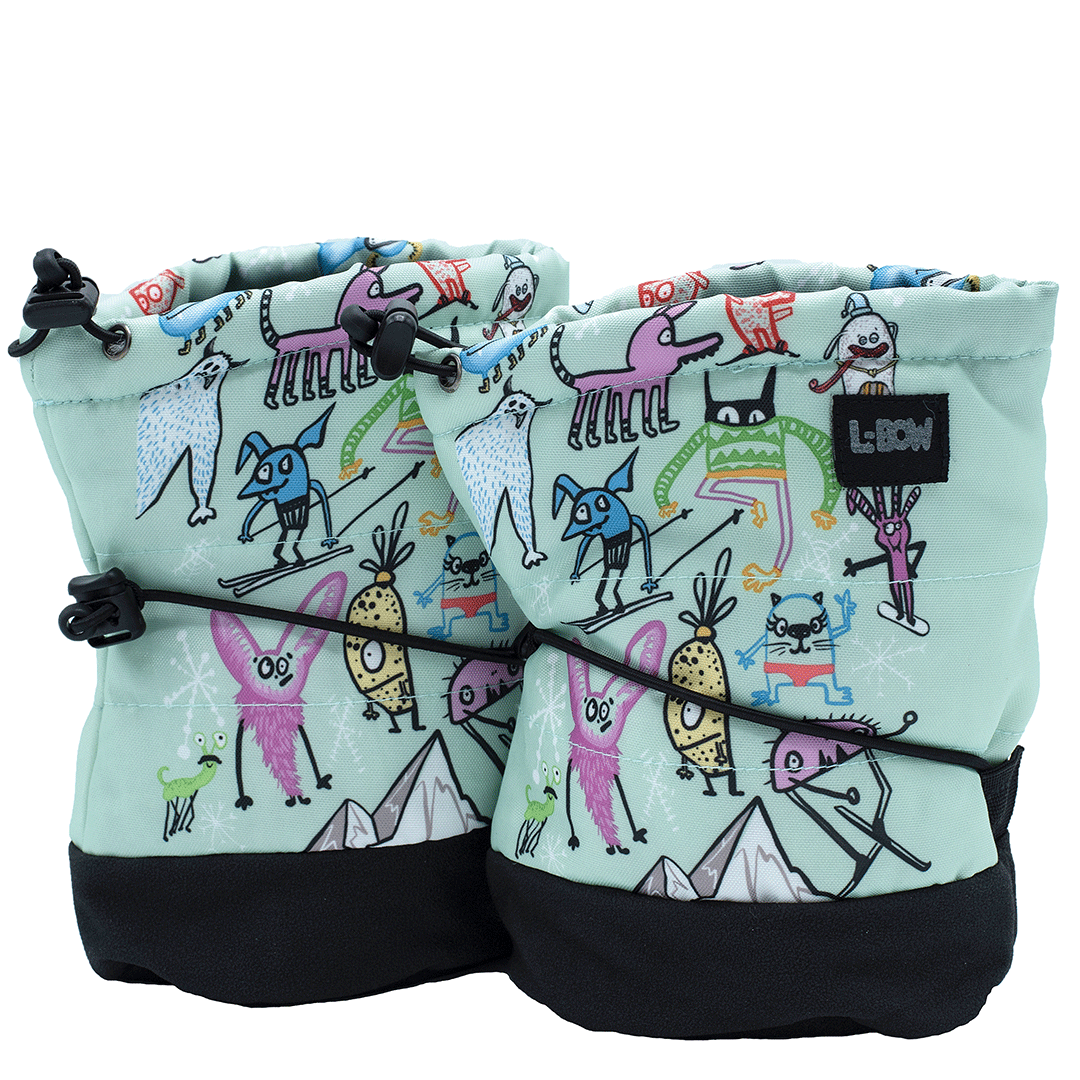 Carly Jo Monster Green Booties