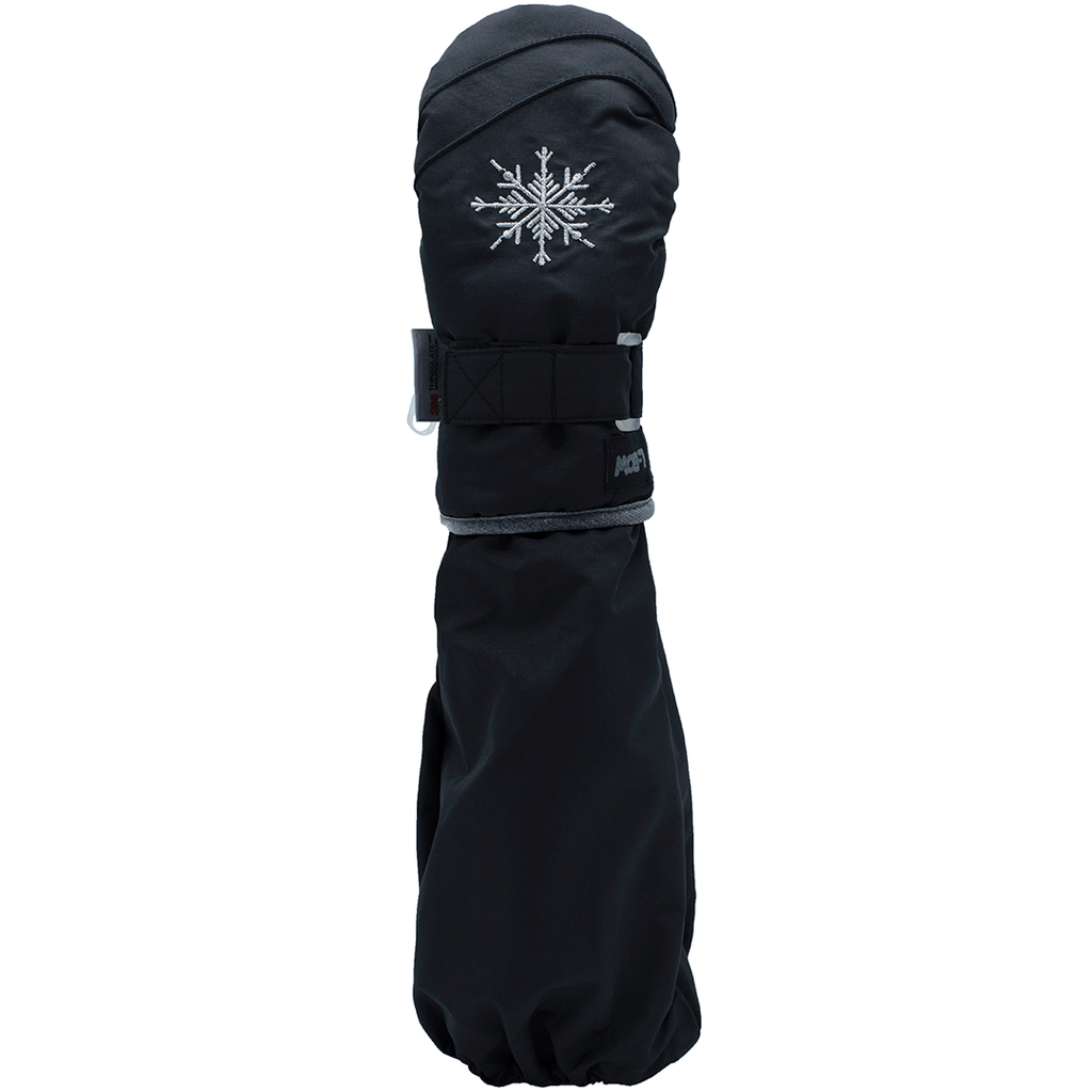 Silver Snowflake Mitten